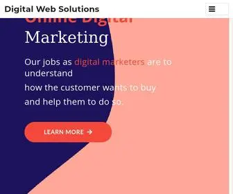 Digitalwebsolutions.co.in(One Stop Digital Marketing Service Provider Home) Screenshot