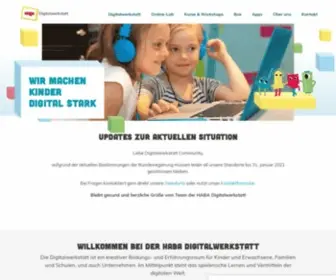 Digitalwerkstatt.de(Digitale Bildung für Kinder) Screenshot