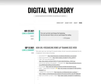 Digitalwizardry.nl(Because growing old is inevitable) Screenshot