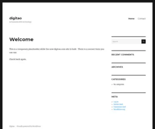Digitao.com(In harmony with technology) Screenshot