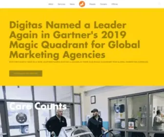 Digitaslbi.com(Digitas is a global marketing and technology agency) Screenshot