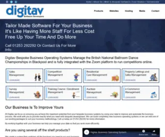 Digitav.com(Bespoke Cloud Based Software for your Business) Screenshot