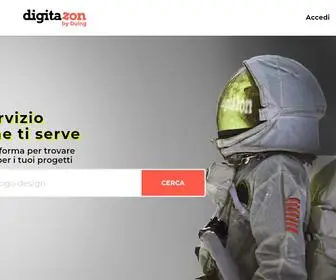 Digitazon.com(La piattaforma italiana per il lavoro Freelance) Screenshot