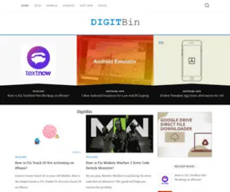 Digitbin.com(Digital Bin of Technology) Screenshot
