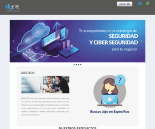 Digitech.net.ni(Desarrollo de software integral) Screenshot