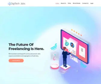 DigitechJobs.com(Freelancer's Hub) Screenshot