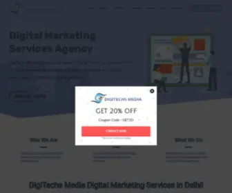 Digitechsmedia.com(Digital Marketing Agency India) Screenshot