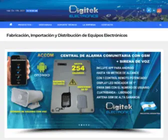 Digitek.com.ar(Digitek electronics) Screenshot