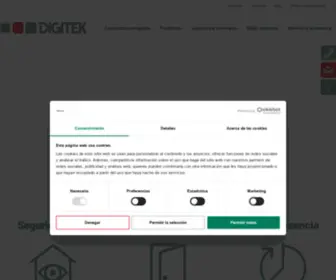 Digitek.es(Tecnología de seguridad de primion DIGITEK) Screenshot