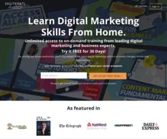 Digiterati-Academy.com(Learn Digital Marketing From Home) Screenshot