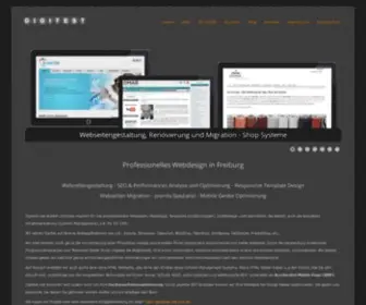 Digitest.net(Webdesign & Webentwicklung in Freiburg) Screenshot