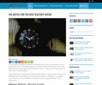 Digitickclocks.com(The Battle for the Best Military Watch) Screenshot