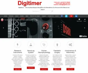 Digitimer.com(Digitimer Ltd) Screenshot