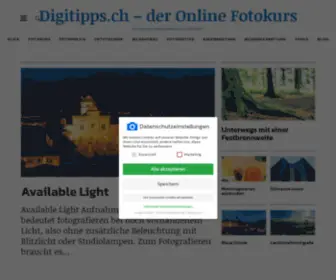 Digitipps.ch(Der online Fotokurs) Screenshot