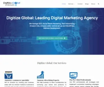 Digitizeglobal.com(Leading Online Marketing Company) Screenshot