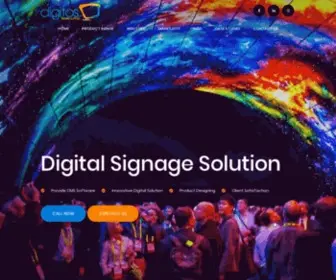 Digitos.io(Digitos India offers Digital Signage and LED Video Wall and Touch kiosk Solutions) Screenshot