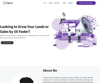 Digitoss.com(Performance & Digital Marketing Consultant) Screenshot