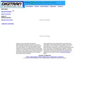 Digitran-Switches.com(Digitran unit of Electro Switch Corp) Screenshot