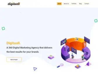 Digituall.com(A 360 Digital Marketing Agency) Screenshot