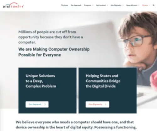Digitunity.org(Home) Screenshot