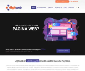 Digitweb.com.mx(Diseño de páginas web en Puebla) Screenshot