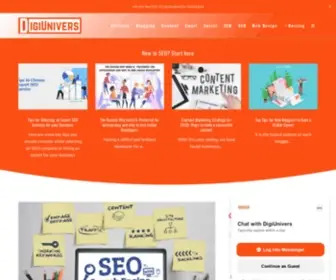 Digiunivers.com(A Place of Digital Marketing Resources) Screenshot