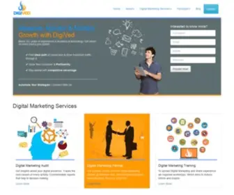 Digived.com(Digital Marketing company in India) Screenshot