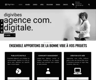 Digivibes.pro(Agence de communication digitale) Screenshot