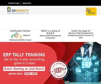 Digividyapeeth.com(Online short term certificate courses in India) Screenshot