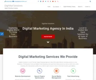 Digivitalsolutions.com(Digital Marketing Agency in India) Screenshot