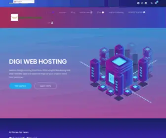 Digiwebhosting.in(Digi Web Hosting 2021) Screenshot