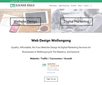 Digiwebmedia.com.au(Web Design Wollongong) Screenshot