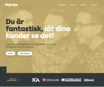 Digiwise.se(Digital marknadsföring som konverterar mera) Screenshot