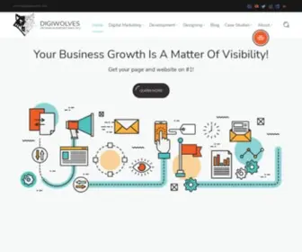 Digiwolves.com(Growing Businesses Since 2012) Screenshot