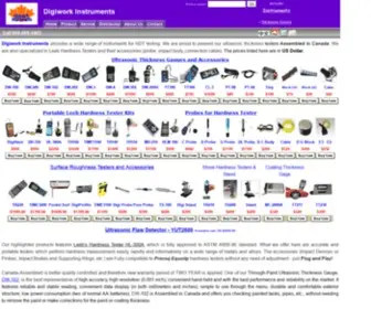 Digiwork.ca(Digiwork Instruments) Screenshot