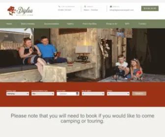 Digleacaravanpark.com(Diglea Holiday Park Camping & Glamping holidays in Norfolk) Screenshot