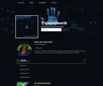 DigmetalWorld.com(Music) Screenshot