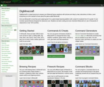 Digminecraft.com(Digminecraft) Screenshot