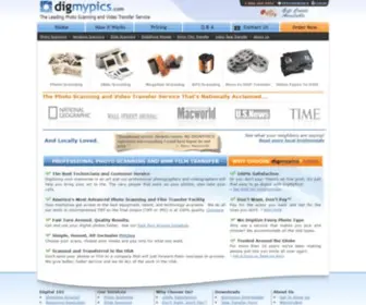 Digmypics.com(The leading photo scanning) Screenshot
