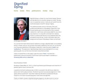 Dignifieddying.com(This website Dignified Dying) Screenshot