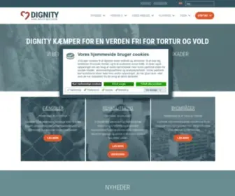Dignity.dk(Dansk Institut Mod Tortur) Screenshot