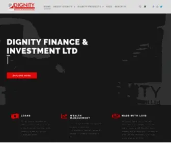 Dignityfinanceltd.com(Dignity Finance and Investment Limited) Screenshot