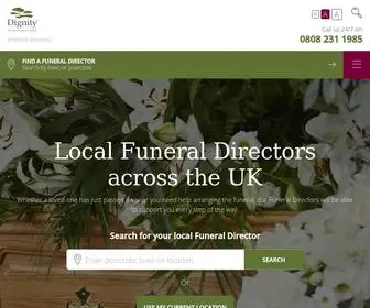 Dignityfunerals.co.uk(Dignity Funeral Directors) Screenshot