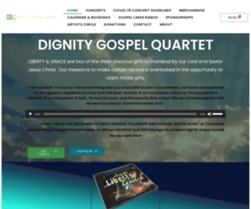 Dignitygospelquartet.com(Dignity Gospel Quartet) Screenshot