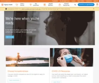 Dignityhealth.com(Dignity Health Home) Screenshot