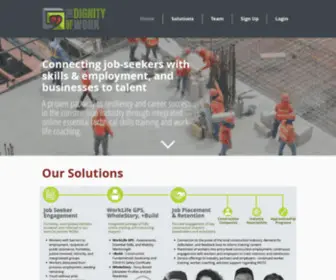 Dignityofwork.us(Our Dignity of Work solution) Screenshot