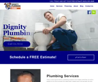 Dignityplumbingaz.com(Plumbing Services) Screenshot