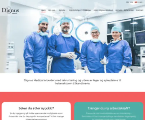 Dignusmedical.no(Dignus Medical) Screenshot