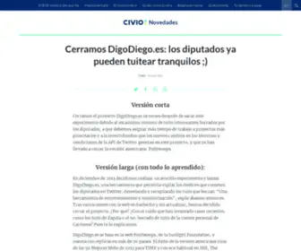 Digodiego.es(Cerramos) Screenshot