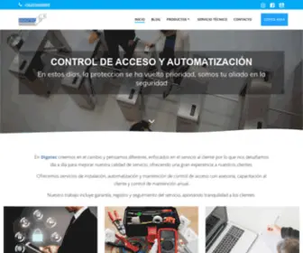 Digotec.cl(Control de acceso y automatizaciÃÂ³n) Screenshot